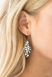 Cosmically Chic - Black Bling Paparazzi Earrings