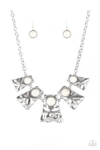 Cougar - White Paparazzi Necklace