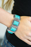 Cowgirl Chic - Blue Paparazzi Bracelet