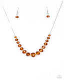 Crystal Carriages - Brown Paparazzi Necklace