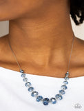 Crystal Carriages - Blue Paparazzi Necklace