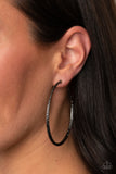 Curved Couture - Black Paparazzi Earrings