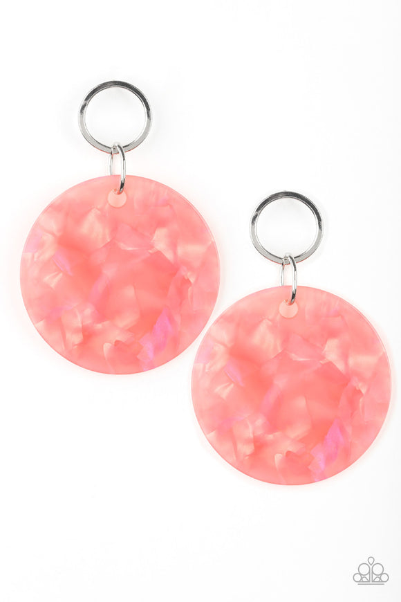 Beach Bliss - Orange Paparazzi Earrings