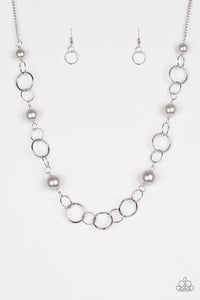 Darling Duchess - Silver Paparazzi Necklace