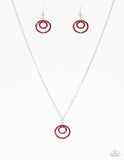 Dashingly Dapper - Red Paparazzi Necklace