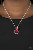 Date Night Dazzle - Red Paparazzi Necklace