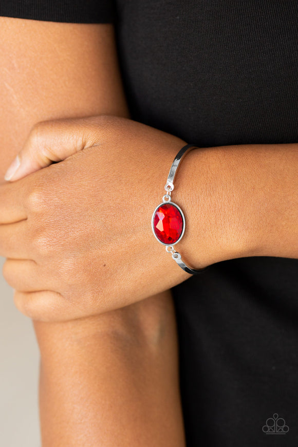 Definitely Dashing - Red Paparazzi Bracelet