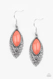 Desert Garden - Orange Paparazzi Earrings