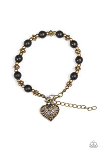 Desert Hearthrob - Brass Paparazzi Bracelet