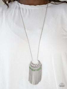 Desert Coyote - Green Paparazzi Necklace