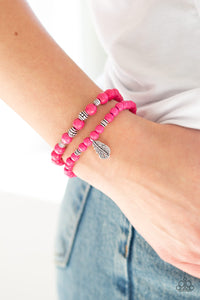 Desert Dove - Pink Paparazzi Bracelet