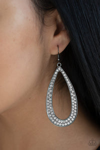 Diamond Distraction - Black Paparazzi Earrings