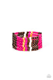 Dive into Maldives - Pink Paparazzi Bracelet