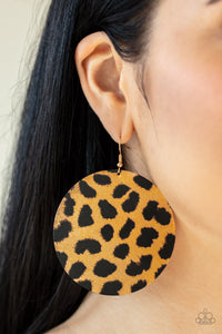 Doing GRRR-eat - Brown Paparazzi Earrings