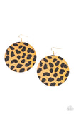 Doing GRRR-eat - Brown Paparazzi Earrings