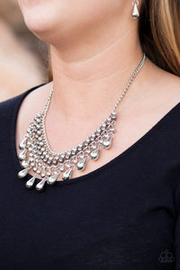 Don't Forget To Boss - Silver Paparazzi Necklace