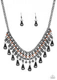 Don't Forget To Boss - Gunmetal Paparazzi Necklace