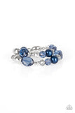 Downtown Dazzle - Blue Paparazzi Bracelet