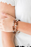 Downtown Dazzle - Brown Paparazzi Bracelet