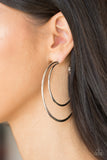 Drop It Like It's HAUTE - Silver Paparazzi Earrings