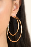 Drop It Like Its Haute - Gold Paparazzi Earrings