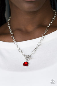 Dynamite Dazzle - Red Paparazzi Necklace