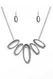 Easy Tigress - Gunmetal Paparazzi Necklace