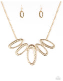 Easy Tigress - Gold Paparazzi Necklace