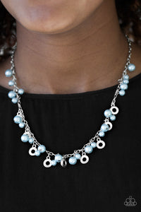 Elegant Ensemble - Blue Paparazzi Necklace