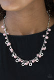 Elegant Ensemble - Pink Paparazzi Necklace