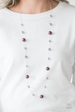 Eloquently Eloquent - Purple Paparazzi Necklace