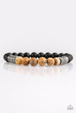 Energetic - Brown Paparazzi Bracelet - Urban