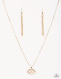 Eternal Love - Gold Paparazzi Necklace