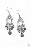 Fashion Flirt - Blue Paparazzi Earrings