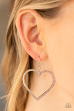 First Date Dazzle - Pink Paparazzi Earrings