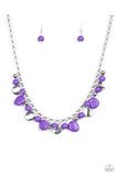 Flirtatiously Florida - Purple Paparazzi Necklace