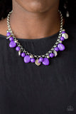 Flirtatiously Florida - Purple Paparazzi Necklace