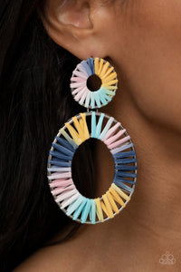 Foxy Flamenco - Multi Paparazzi Earrings