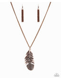 Free Bird - Copper Paparazzi Necklace