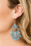 Garden Dream - Blue Paparazzi Earrings