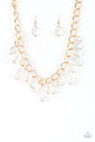 Gorgeously Globetrotter - Gold Paparazzi Necklace