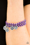 Gypsy Globetrotter - Purple Paparazzi Bracelet