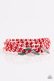 Gypsy Globetrotter - Red Paparazzi Bracelet