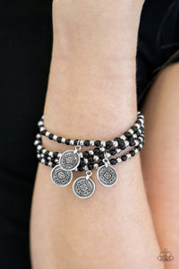 Gypsy Globetrotter - Black Paparazzi Bracelet