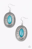 Haute Hacienda - Blue Paparazzi Earrings