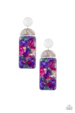 HAUTE On Their Heels - Purple Paparazzi Earrings