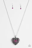 Heartless Heiress - Pink Paparazzi Necklace