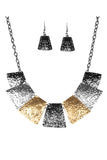 Here Comes The Huntress Multi - Gunmetal Paparazzi Necklace