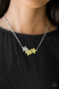 Hibiscus Haciendas - Yellow Paparazzi Necklace