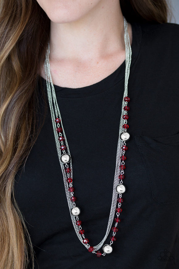 High Standards - Red Paparazzi Necklace